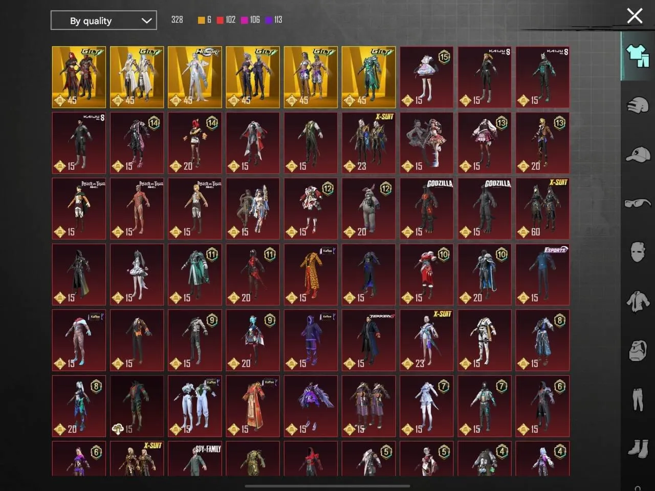 PGM250 MK DRAGON FULL 6 GOLD SUITS POSEIDON LEVEL 4 ANUKHRA LEVEL 3 3 MCLAREN INFECTED (G)